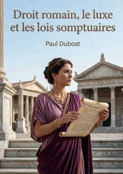 Droit romain, le luxe et les lois somptuaires : Une analyse des lois somptuaires romaines et de leur impact sur l'économie politique, par Paul Dubost
