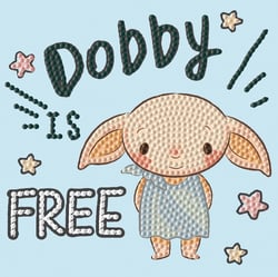 Kit diamond painting Diamond Dotz - Dotz Box - Harry Potter Dobby is free