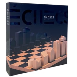 Echecs design - Jeu de société à deux -  Jeu Echecs - Wilson Jeux