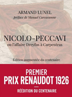 Nicolo-Peccavi : Ou l'affaire Dreyfus à Carpentras
