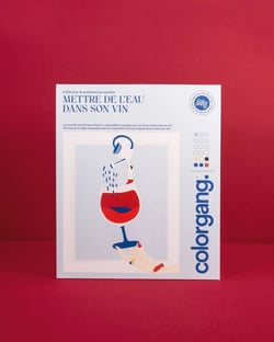 Peinture par numéro Color Gang - Mettre de l'eau dans son vin