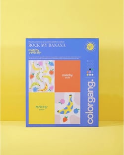 Lot de 2 peintures par numéro Color Gang - Rock my banana adulte  / enfant