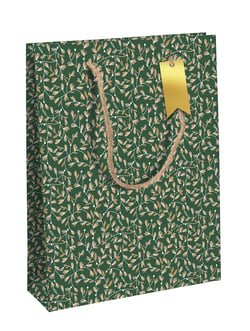 Sac d'emballage cadeau Clairefontaine - Floral - Tailles S2 26,5 x 14 x 33 cm