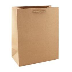 Sac d'emballage cadeau Clairefontaine - Kraft brut - Taille large - 26,5 x 14 x 33 cm