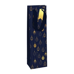 Sac d'emballage cadeau Clairefontaine - Sweet Xmas - Taille Bouteille - 12,7 x 10,2 x 25,3 cm