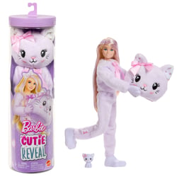 Poupée Barbie Cutie Reveal série Bisounours - Chaton - Mattel
