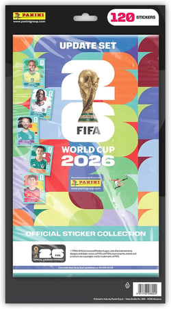 Set mise à jour de 120 Stickers à collectionner Panini - Coupe du Monde de la FIFA 2026