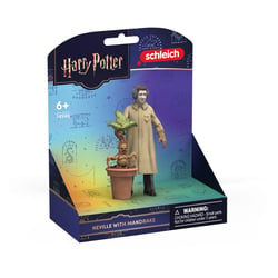 Figurine Schleich - Harry Potter Neville avec mandragore
