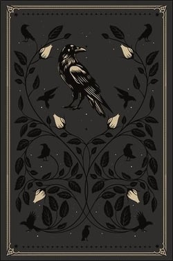 Grimoire - Corbeau - 12,5 x 17,6 cm