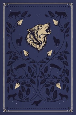 Grimoire - Loup - 12,5 x 17,6 cm