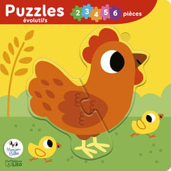 Cartonne puzzles a la ferme