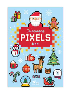 Coloriages pixels Noël
