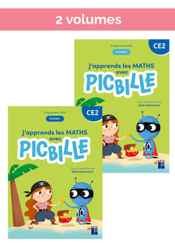 J'apprends les maths avec Picbille : CE2 - Fichier de l'élève en 2 volumes