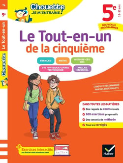 Chouette entraînement : Le Tout-en-un de la cinquième - 5e
