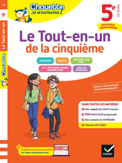 Chouette entraînement : Le Tout-en-un de la cinquième - 5e