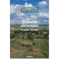 Revue politique africaine n.37 : économie alimentaire