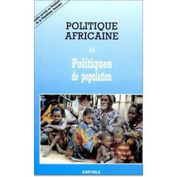 Revue politique africaine n.44 : politiques de population