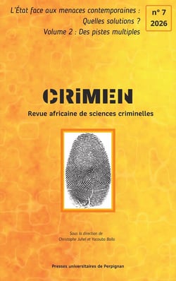 CRIMEN 7 : L'État face aux menaces contemporaines : quelles solutions ? Vol 2 : Des pistes multiples