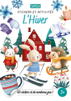 Stickers et activités. L'hiver