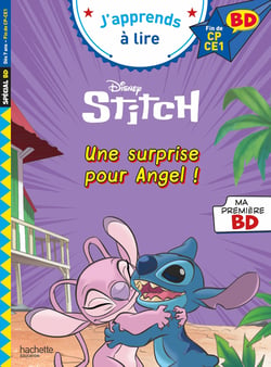 J'apprends à lire : Disney BD - Fin de CP, CE1 - Lilo & Stitch : Une surprise pour Angel !