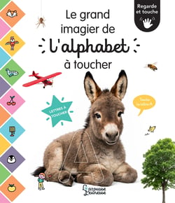Le grand imagier de l'alphabet à toucher : Regarde et touche