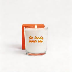 Bougie végétale parfumée La Chandelière - Je fonds pour toi - Cire végétale - 90 g