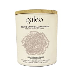 Bougie naturelle Galeo - Bois de cachemire - 200 g