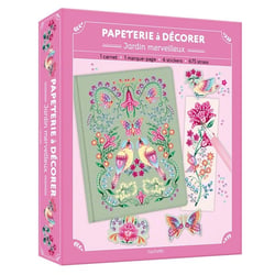 Papeterie à décorer :Jardin merveilleux