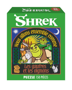 Shrek : Les gaufres et les oignons - Puzzle 150 pièces
