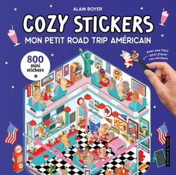 Cozy stickers - mon petit road trip americain