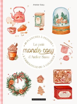 Coloriage luxe - Le petit monde cosy d'Atelier Sasu