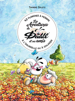 Coloriage luxe Diddl - Les aventures de Diddl et ses amis