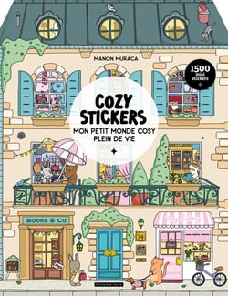 Grand Cozy Stickers - Mon petit monde cosy plein de vie