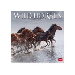 Calendrier mural 2027 Legami - Chevaux sauvages - 30 x 29 cm