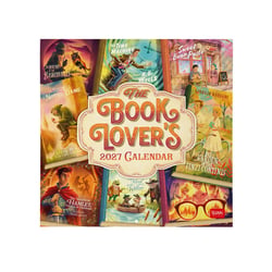 Calendrier mural 2027 Legami - The book lover's - 30 x 29 cm