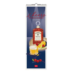 Calendrier mural 2027 Legami - Cheers - 16 x 49 cm