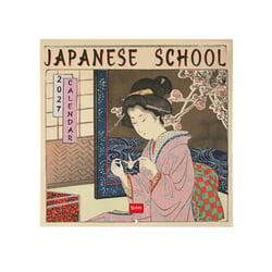 Calendrier mural 2027 Legami - Japanese school - 30 x 29 cm