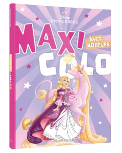 DISNEY PRINCESSES - Maxi Colo avec modèles - Spécial Licornes
