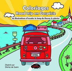Coloriages. road trip en gaspesie