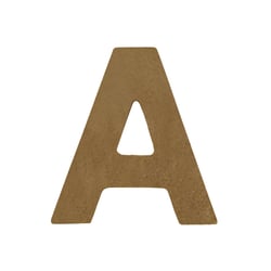 Lettre alphabet Gomille - Medium - Naturel - 8 x 0,6 x 8 cm