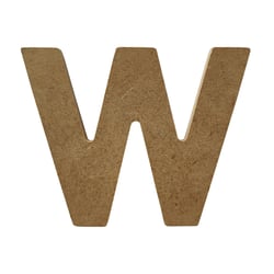 Lettre alphabet Gomille - Medium - Naturel - 8 x 0,6 x 8 cm