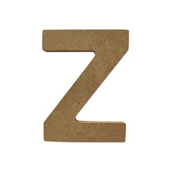 Lettre Gomille - Medium - Naturel - 8 x 0,6 x 8 cm