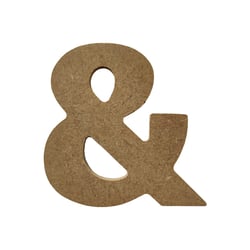 Alphabet Gomille - Medium - Naturel - 15 x 0,6 x 8 cm