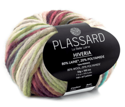 Pelote de fil - Plassard - HIVERIA - Rose Moyen