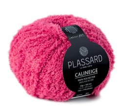 Pelote de fil 100% polyester - Plassard - Calineige - Framboise