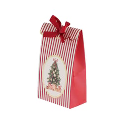 8 sachets Artyfêtes - Santa's Christmas avec ruban satin - 7,5 x 12,5 x 4,5 cm