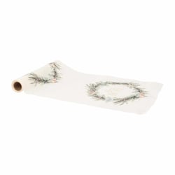 Chemin de table Artyfêtes - Couronne Joyeux Noël 
