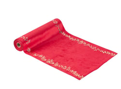 Chemin de table Artyfêtes - Guirlande de houx - 28 cm x 3 m