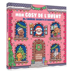 Mon cosy de l'Avent - 24 cahiers secrets à ouvrir - activités, jeux, coloriages