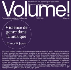 Violences de genre dans les musiques populaires en France et au Japon